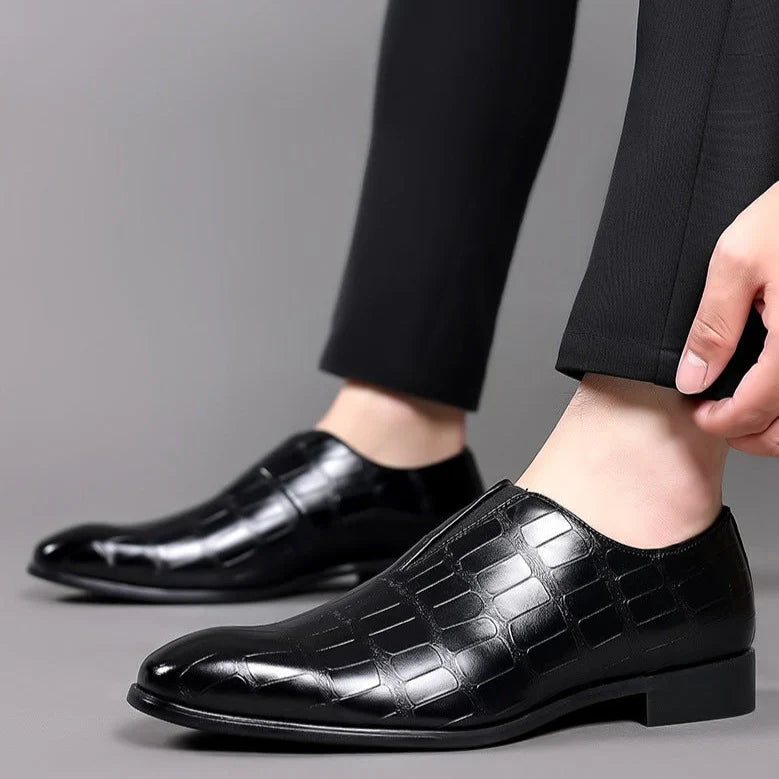 Elowen — Genuine Leather Slip-On Shoes with Orthopedic Comfort