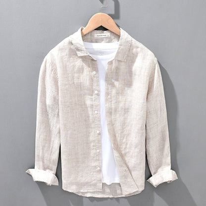 AeroVail™ Linen Shirt — Stay Cool, Command Attention, Own Every Moment