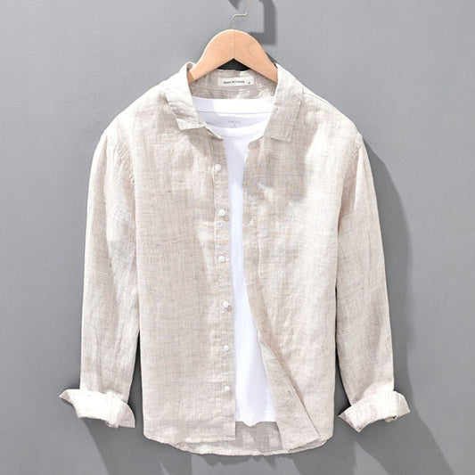 AeroVail™ Linen Shirt — Stay Cool, Command Attention, Own Every Moment