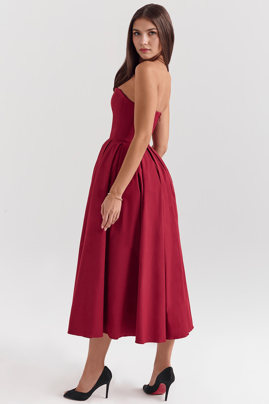 Liora — Elegant Bustier Dress with Waist-Defining Corset for Special Events