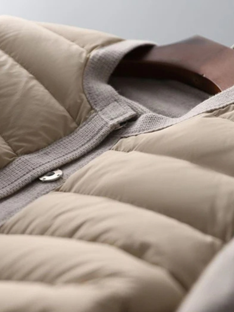 Lurova — Lightweight Quilted Jacket with Flexible Ribbed Knit