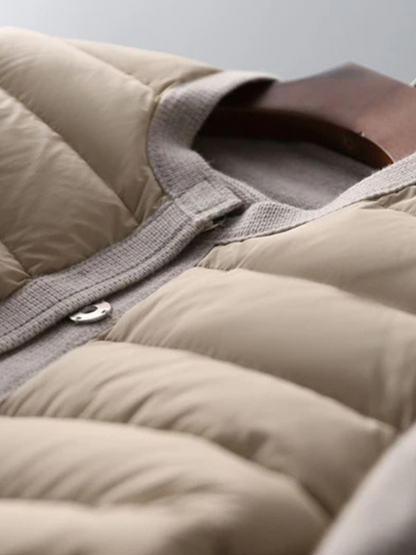 Lurova — Lightweight Quilted Jacket with Flexible Ribbed Knit
