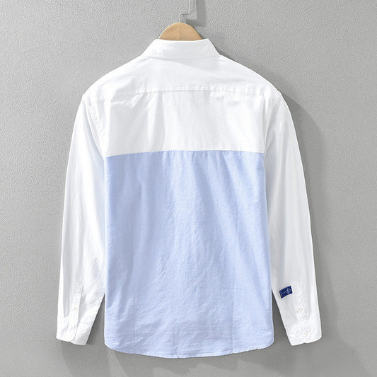 Arleno — Lightweight Cotton Summer Shirt with Two-Tone Design