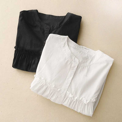 Liora — Featherlight Linen Shirt with Flattering Waist Detail