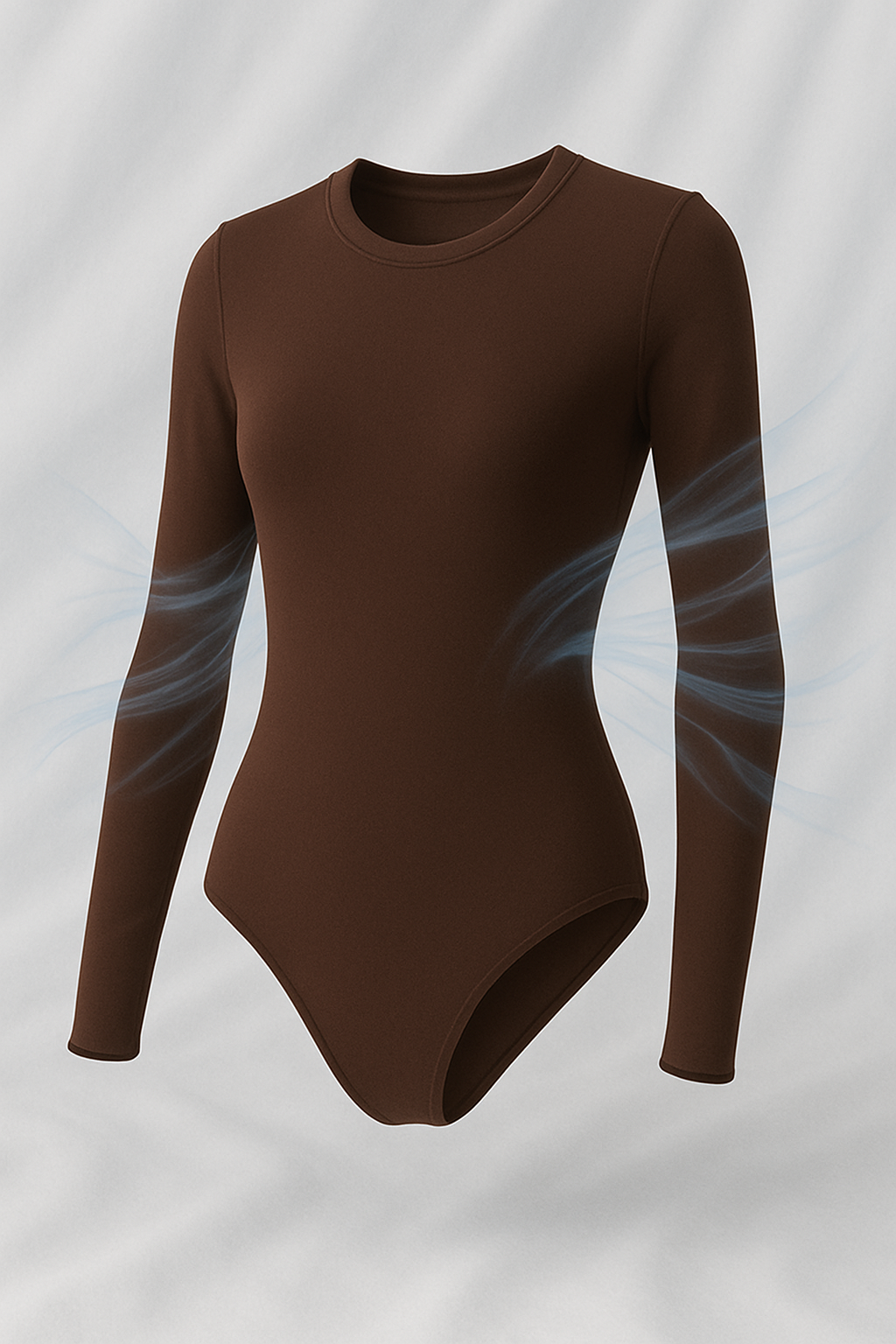 Crew Neck Long-Sleeve Bodysuit - Soft, Second Skin Fit | Nexara