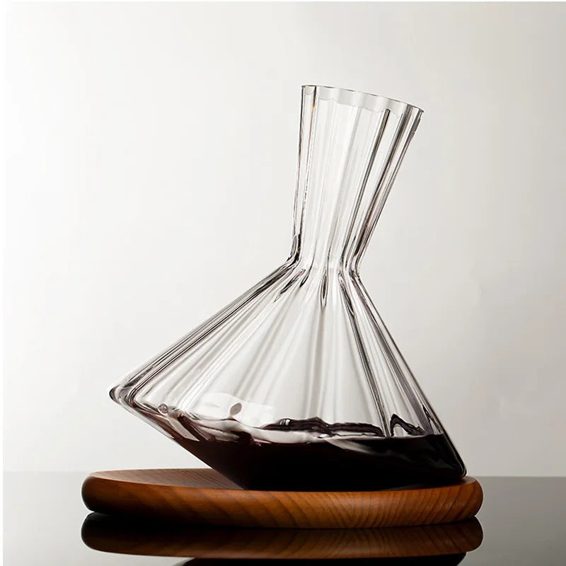 Crystal Decanter™ — Unleash Richer Wine Flavors with Mesmerizing 360° Elegance