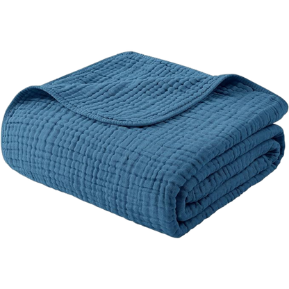 Avrena — 100% Cotton Muslin Blanket with Breathable Softness