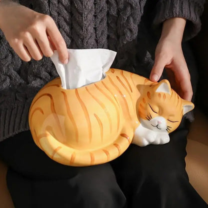 Cozy Ceramic Cat™ — Turn Everyday Tissues into a Stylish, Heartwarming Moment