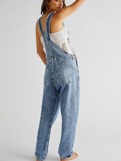 Vistara Overalls — Comfortable Flexible Denim with Adjustable Straps
