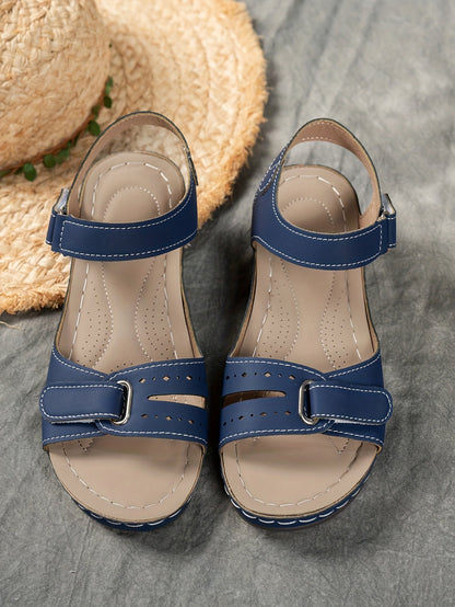 Solarexa™ Cushioned Wedge Sandals — Enjoy Pain-Free Steps and All-Day Refreshing Comfort