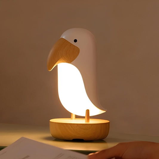 Norla — Minimalist Bird Night Light with USB Rechargeable Battery
