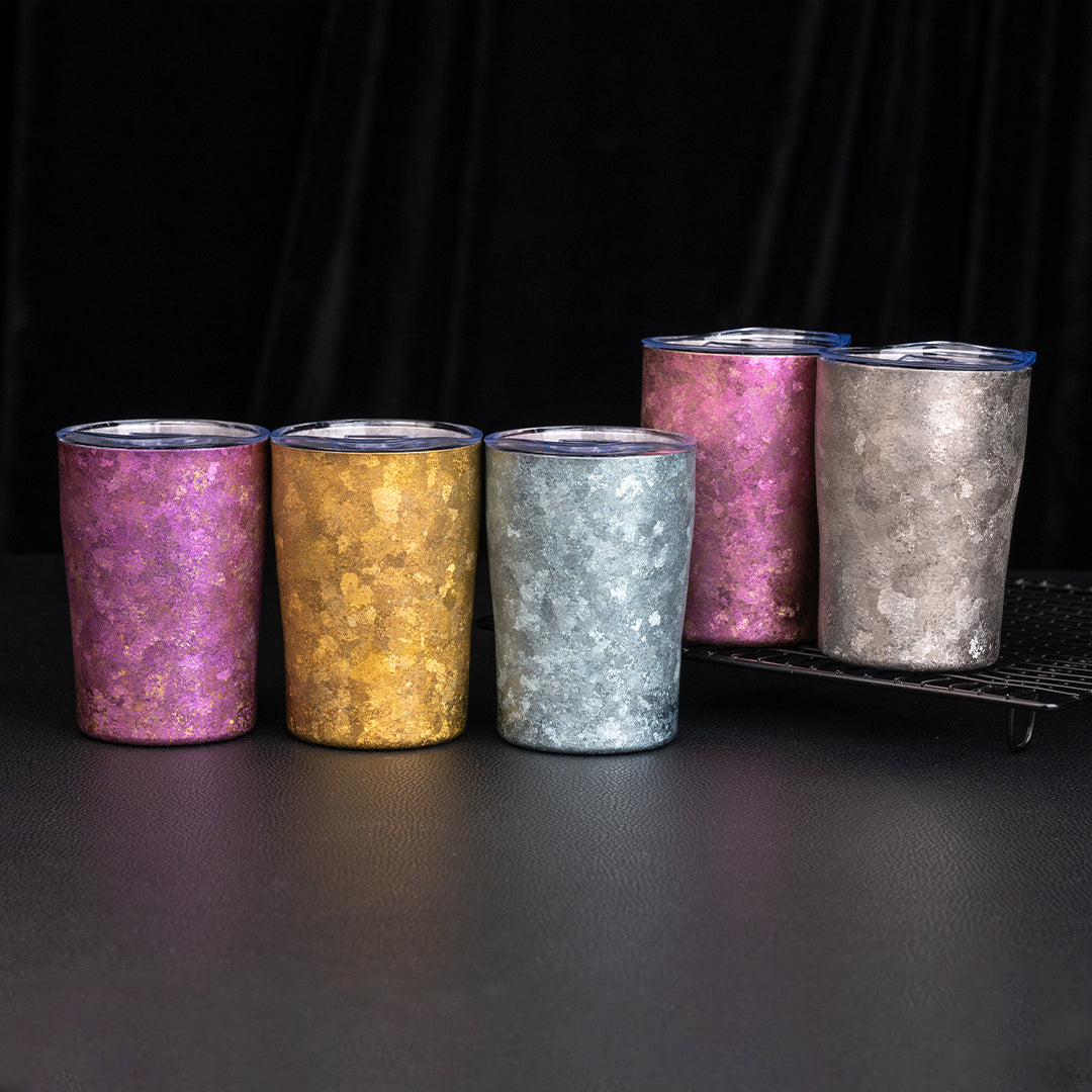 Veyron Cup — Pure Titanium Double-Wall Insulated Travel Mug