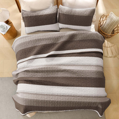 NoirZen™ Quilt Set — Wrap Yourself in Bold Style and All-Season Cloudlike Comfort