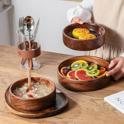 Tondo Walnut Bowl™ — Command Natural Elegance That Sparks Envy Every Time