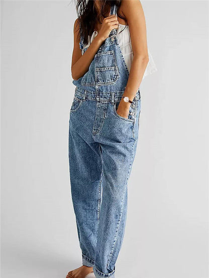 Vistara Overalls — Comfortable Flexible Denim with Adjustable Straps