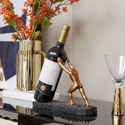 Atlas Wine Holder™ — Turn Every Bottle Into a Bold Statement of Luxury and Style