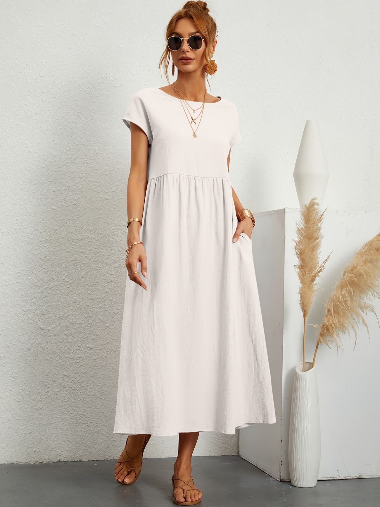 VeraLuxe™ Casual Dress — Effortless Elegance That Commands Every Room