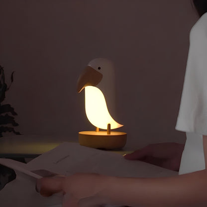 Norla — Minimalist Bird Night Light with USB Rechargeable Battery