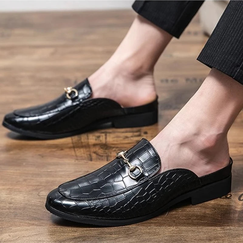 Froxen Genuine Leather Mules
