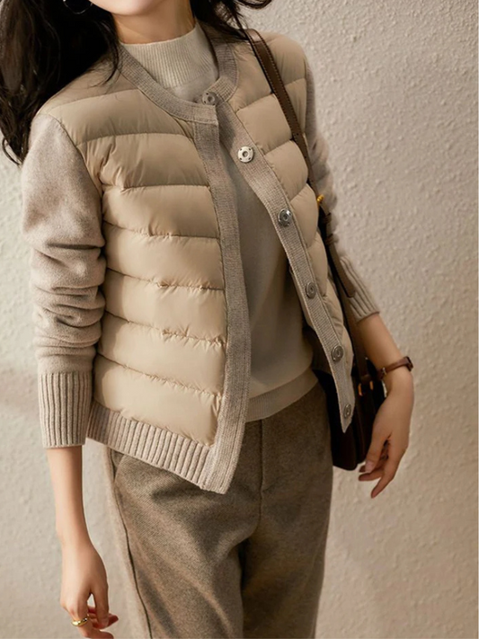 Lurova — Lightweight Quilted Jacket with Flexible Ribbed Knit