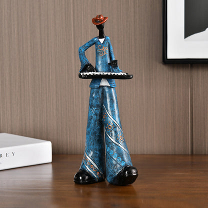 VendraJazz — Handcrafted Abstract Jazz Figurine Sculptures for Decor