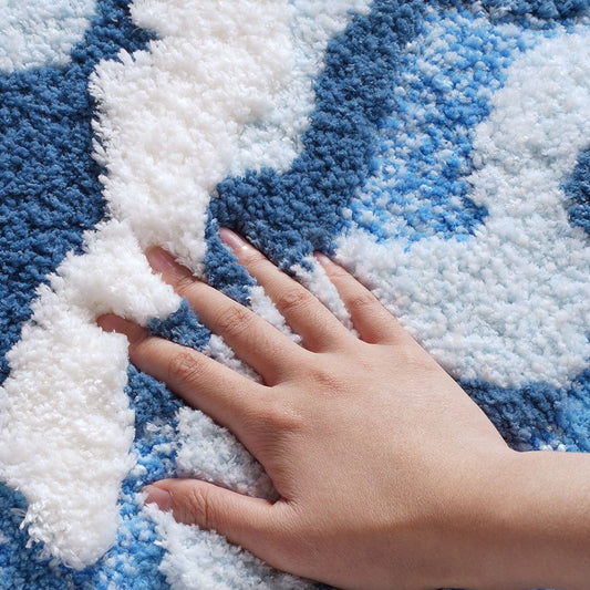 Elan Bora Blue Mat™ — Step Into Soothing Luxury That Warms and Protects Every Inch