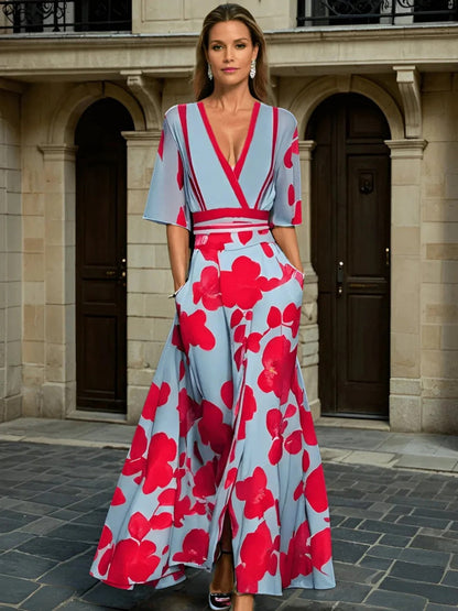 Vellora — Elegant Sleeved Dress with Tailored Fit for Women