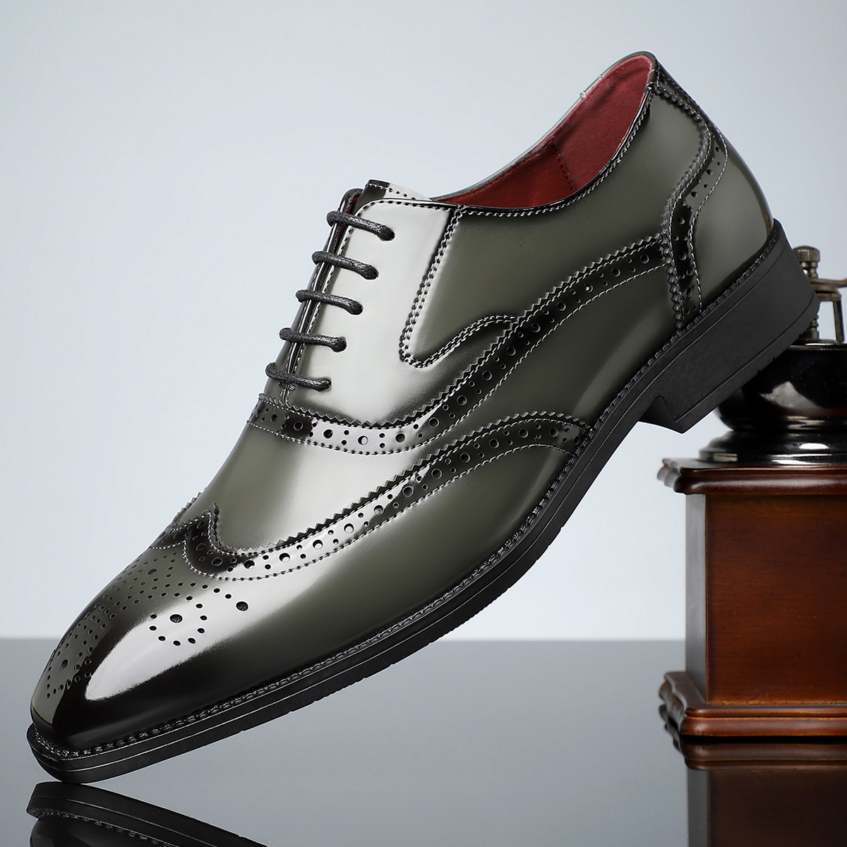 SH-CambridgeBrogue™ — Command Attention with All-Day Power and Style