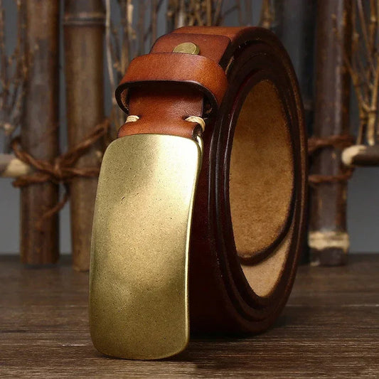 Full-Grain Leather Belt™ — Command Attention with Timeless Strength and Unstoppable Style