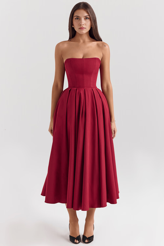 Liora — Elegant Bustier Dress with Waist-Defining Corset for Special Events