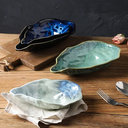 Calysta Shell Bowl — Handcrafted Ceramic with Ocean-Inspired Glaze