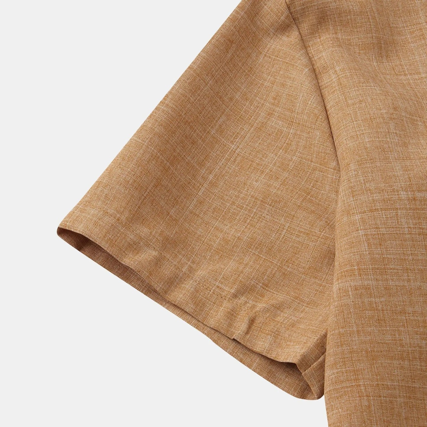 Linton — Lightweight Cotton-Linen Summer Shirt with Mandarin Collar
