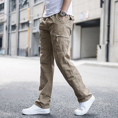 Tavren Cargo Pants — Organic Cotton Stretch Workwear with Utility Pockets