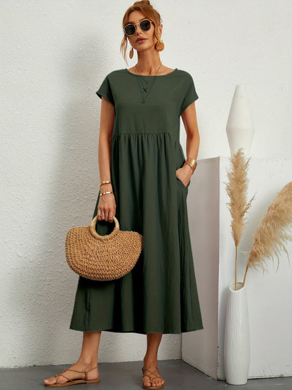 VeraLuxe™ Casual Dress — Effortless Elegance That Commands Every Room