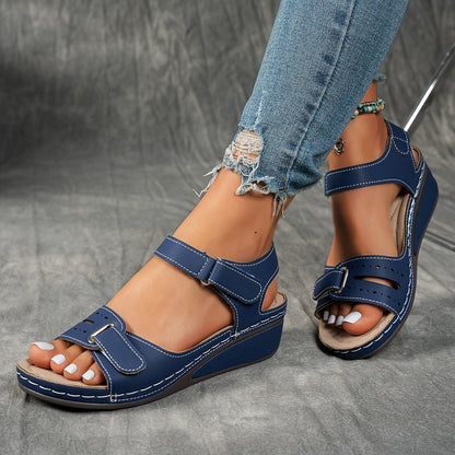 Solarexa™ Cushioned Wedge Sandals — Enjoy Pain-Free Steps and All-Day Refreshing Comfort