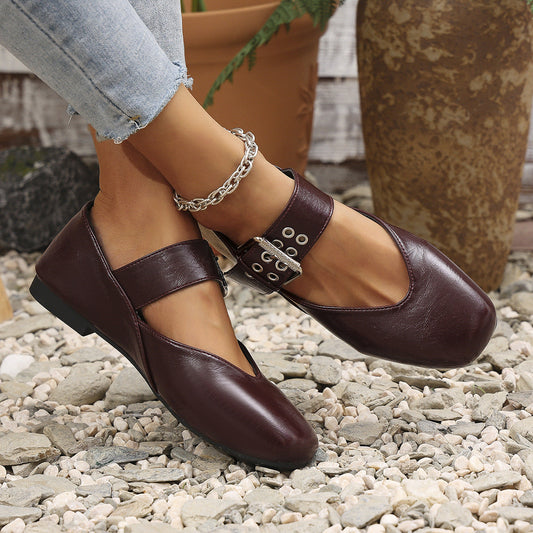 SquareToe Flats™ — Step Into Unstoppable Comfort and Bold, Head-Turning Style