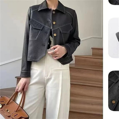 Vegan Leather Jacket™ — Own Every Room with Bold Power and Supreme Comfort