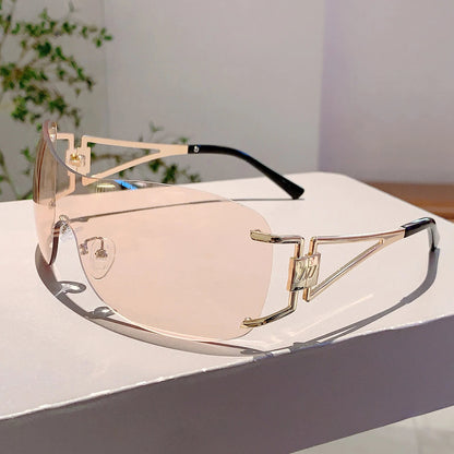 Lioren Shield — Oversized Wraparound Sunglasses with UV400 Protection