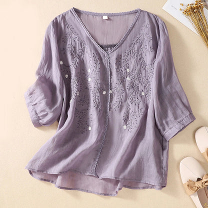 ZephyraLuxe™ Shirt — Wrap Yourself in Breezy Luxury and Effortless Elegance