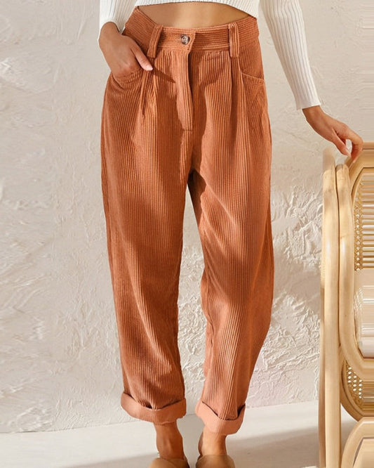 Renly — Comfortable Corduroy Trousers with Lightweight Fit