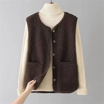 Laylaa — Lightweight Wool Blend Vest with Breathable Warmth