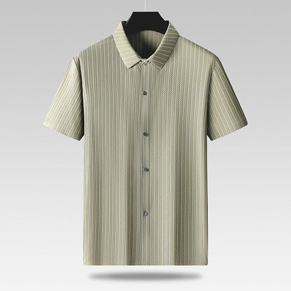 Zenturo Silk Stripe Shirt