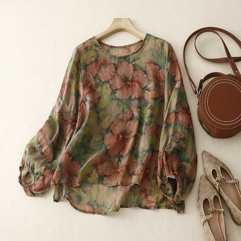 VELORA LINEN BLOUSE