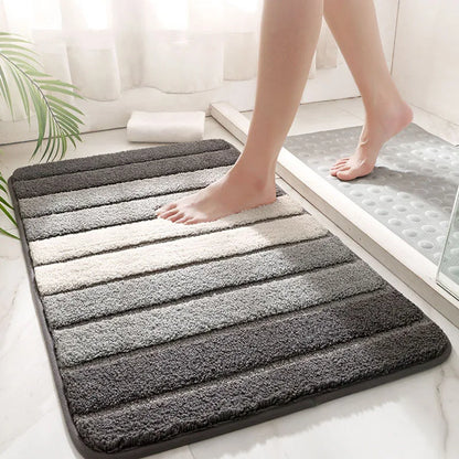 Liora — Organic Cashmere Bath Rug with Non-Slip Backing