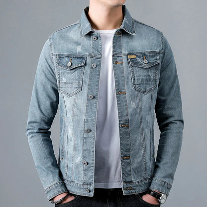 Bone-Hard Denim Jacket™ — Command Respect with Every Powerful Fade and Unstoppable Edge