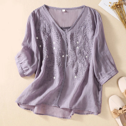 ZephyraLuxe™ Shirt — Wrap Yourself in Breezy Luxury and Effortless Elegance