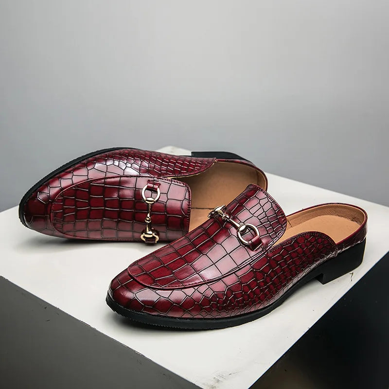 Froxen Genuine Leather Mules