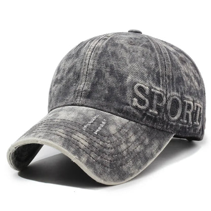 Norla Cap — Vintage Denim Sports Hat with Adjustable Fit