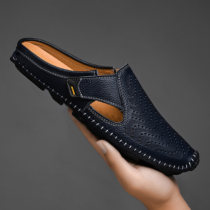 Norlo — Genuine Italian Leather Sandals with Breathable Comfort