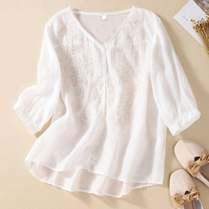 ZephyraLuxe™ Shirt — Wrap Yourself in Breezy Luxury and Effortless Elegance